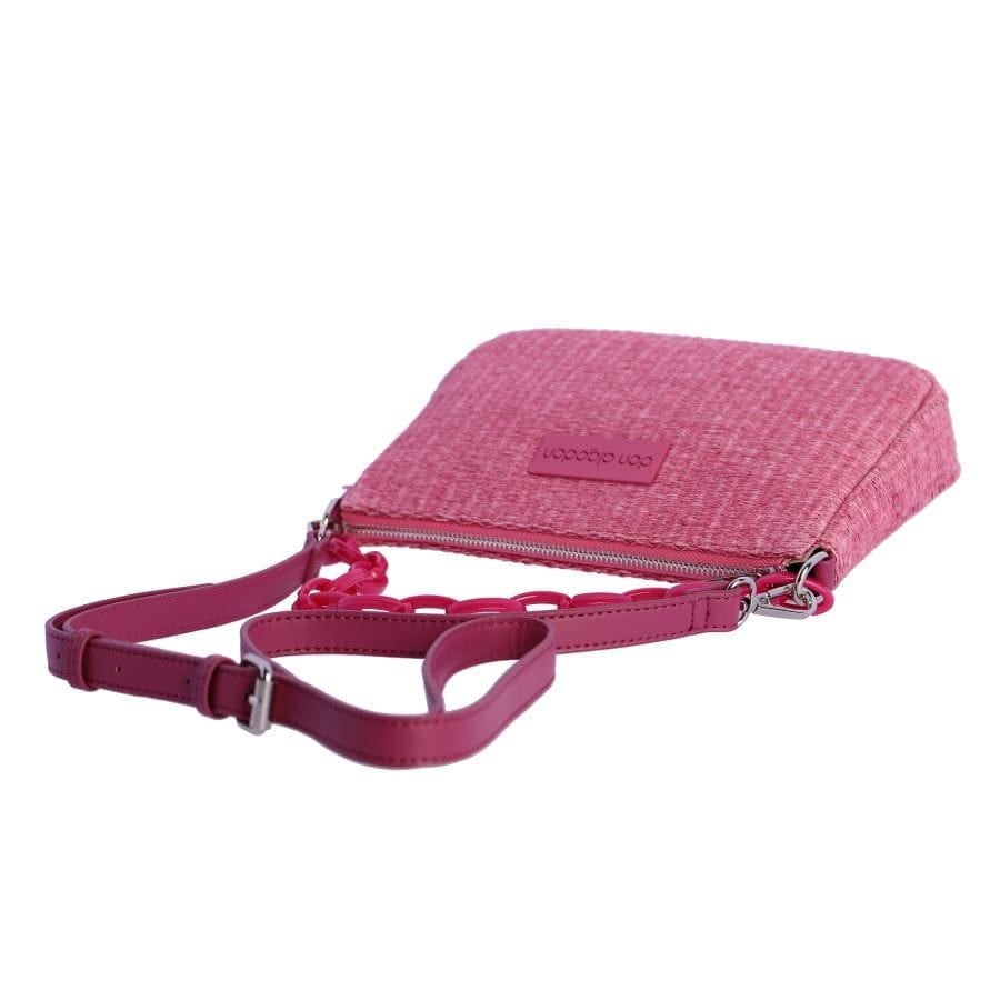 Bolso de rafia fucsia de Don Algodón