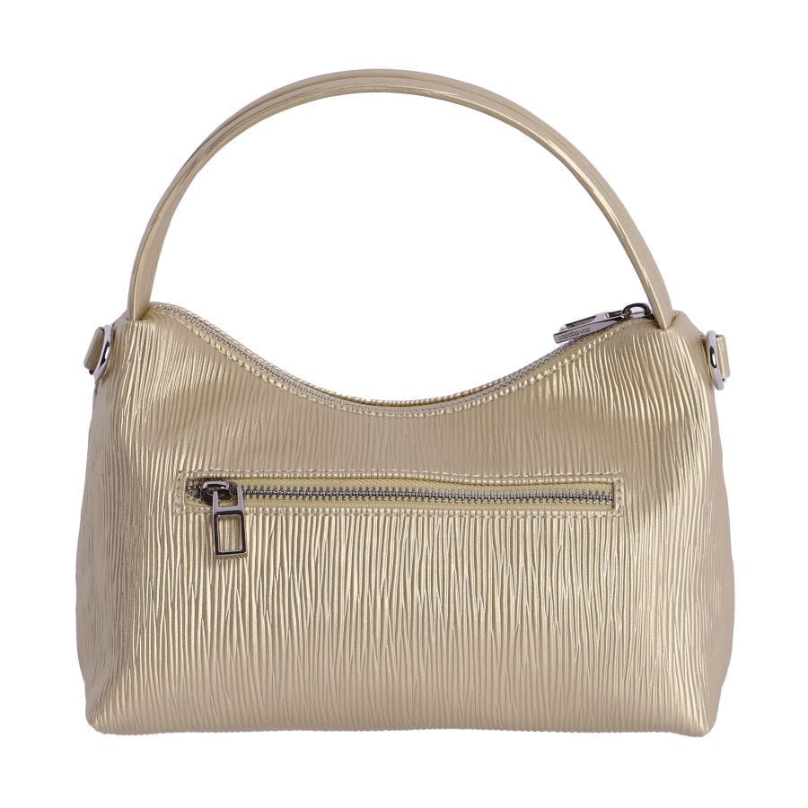 Parte de atrás bolso de asa en color dorado marca Don Algodón