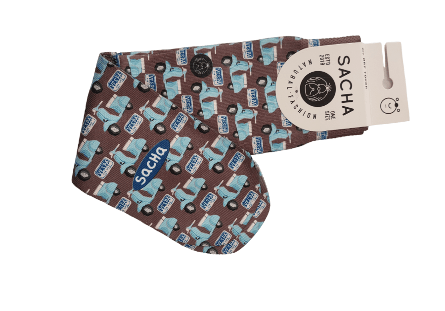 Calcetines de Sacha con clásicas vespas