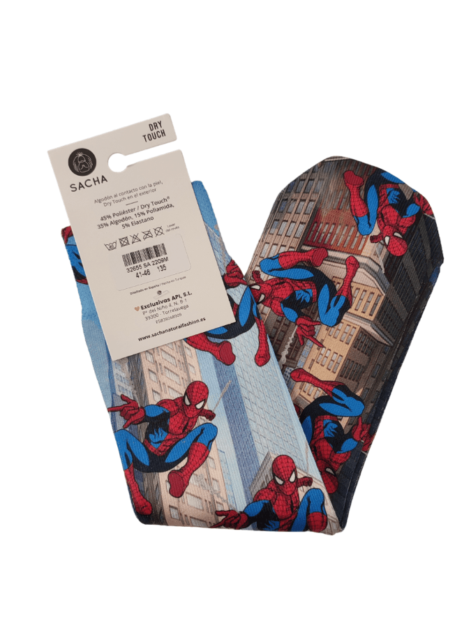 Calcetines de Spiderman un diseño divertido de Sacha