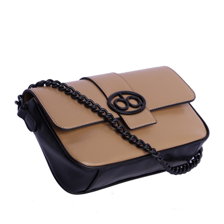 BOLSO CAMEL DE SOLAPA DE DON ALGODON