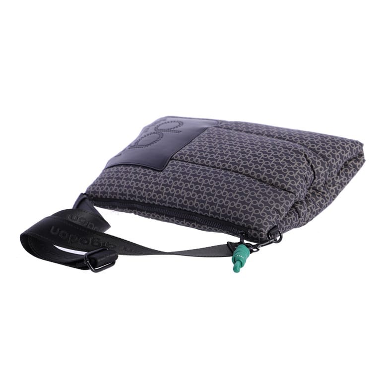 Bandolera de Don Algodon en gris y negro