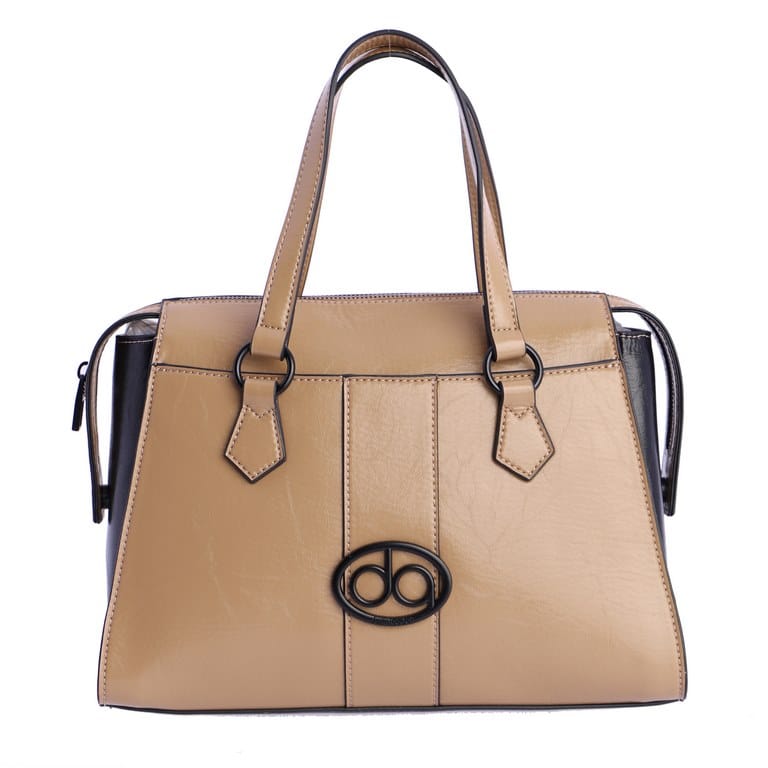 BOLSO DE MANO EN COLOR CAMEL ELEGANTE