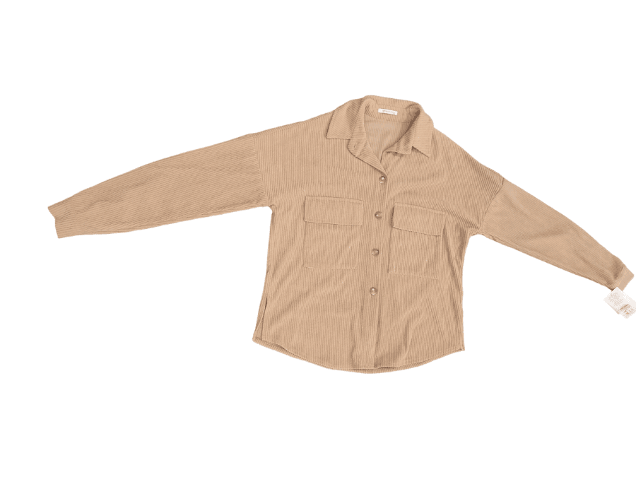 CHAQUETA DE PANA BEIGE DE FLORES MUÑOZ FABRICADA EN ESPAÑA
