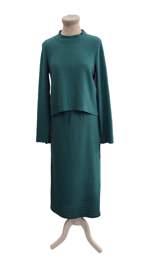 Conjunto verde de Flores Muñoz