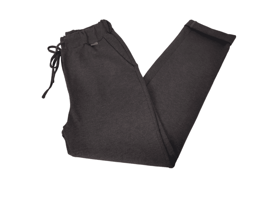 Pantalón gris punto Roma ajustable