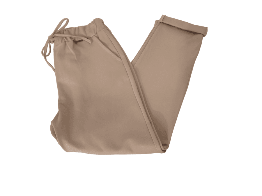 Pantalón beige punto Roma, comodo y con estilo