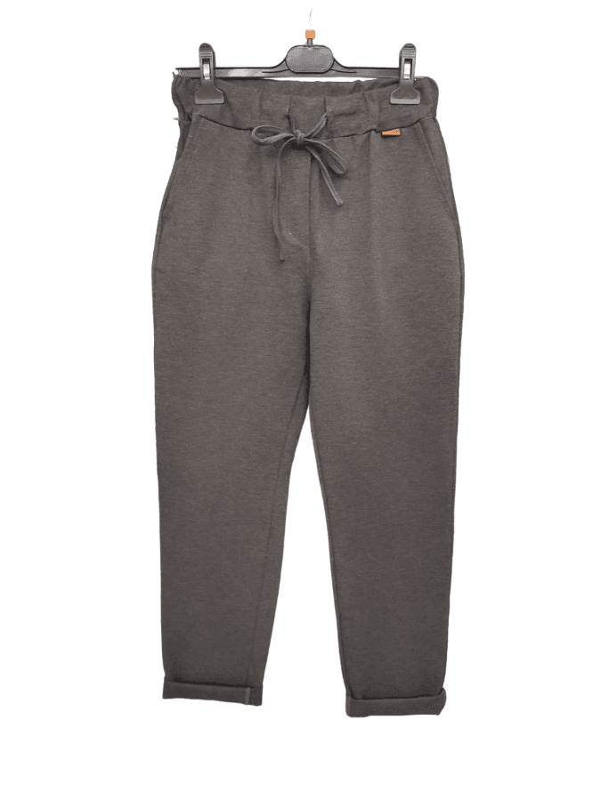 Pantalón punto verde oscuro