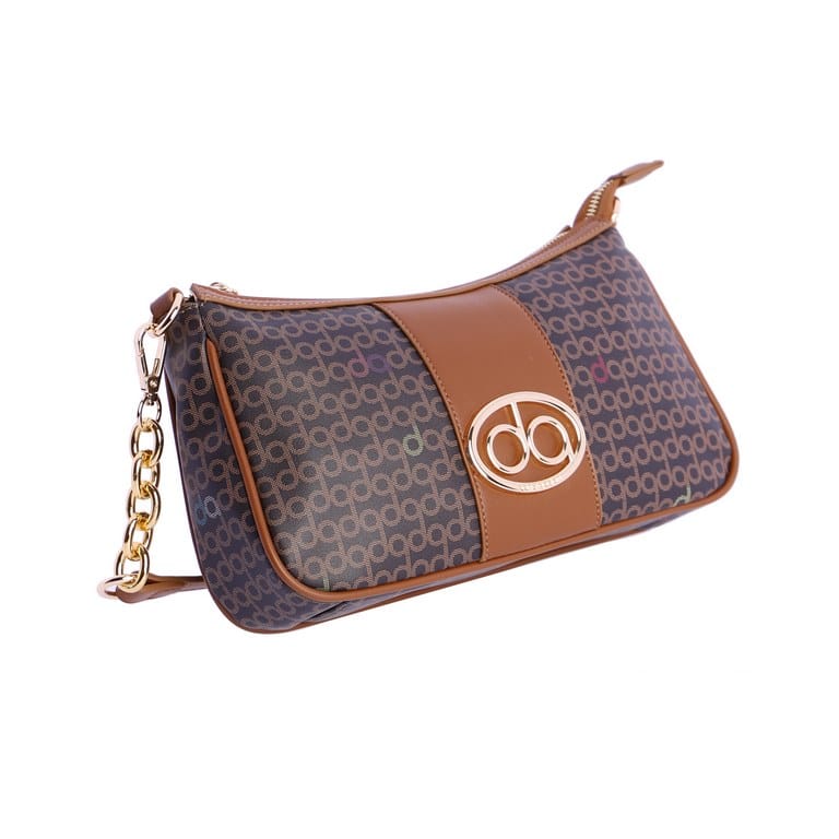 BOLSO CON ASA INTERCAMBIABLE DE PU CON LOGO DON ALGODON IMPRESO
