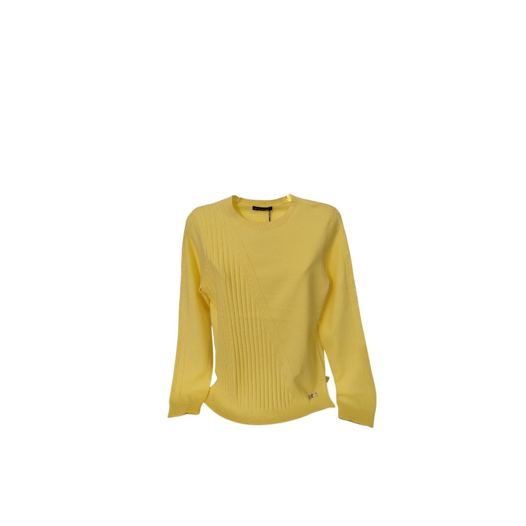 Jersey amarillo de punto fino de Ian & Lambert