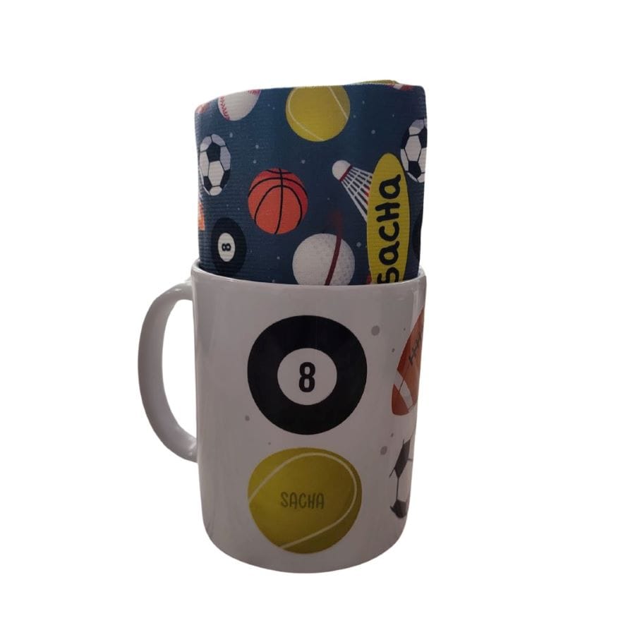 Pack calcetines y taza de pelotas deportivas de excelente calidad