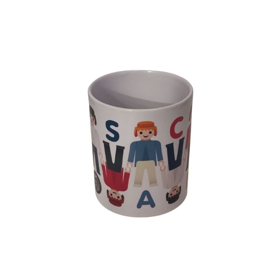 Pack taza y calcetines playmobil de Sacha