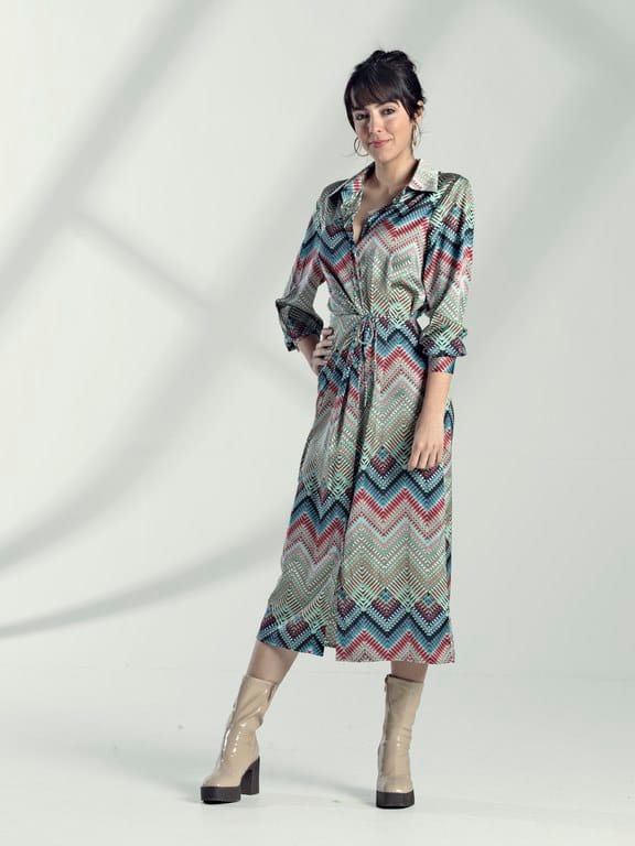 Vestido camisero Amichi confeccionado con materiales de alta calidad