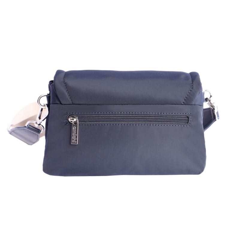Bolso bandolera de Amichi en marino con solapa