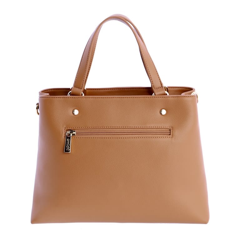 Bolso de mano de Amichi en color camel