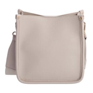 Bandolera beige de Don Algodon ligera,elegante y funcional