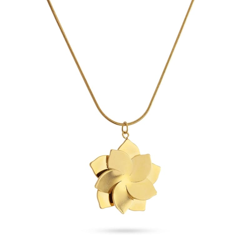 Collar de Anartxy en forma de flor en acero quirúrgico
