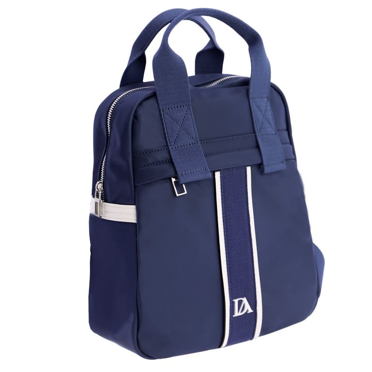 Mochila de Don Algodon fabricada en textil en color azul