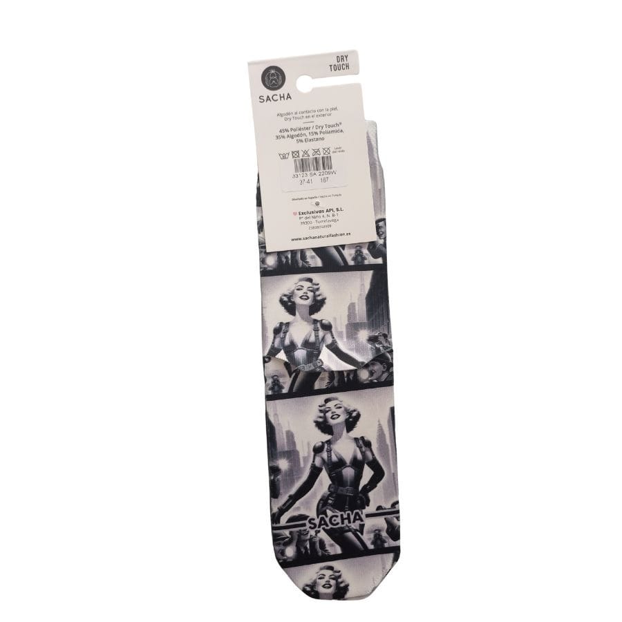 Calcetines Dry Touch de sacha con estampado Holywood