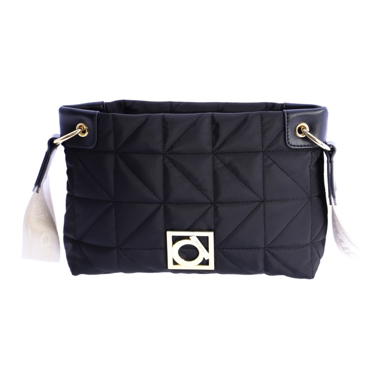 Bolso en color negro de Amichi con pespuntes