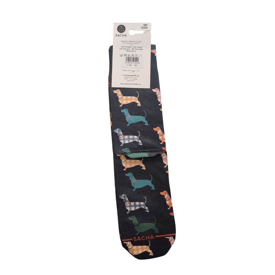Calcetines perro salchicha de Sacha con tecnología Dry Touch