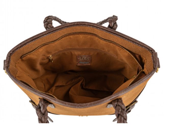 Bolso tote de hombro estilo retro de Lois