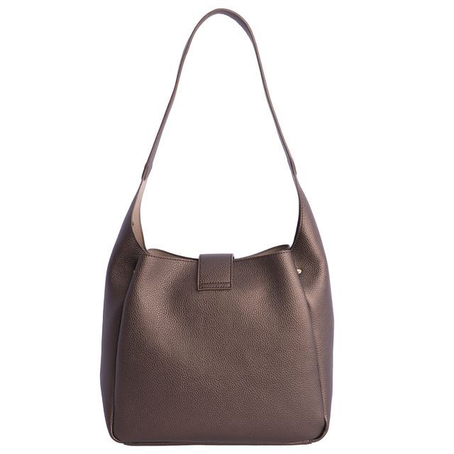 Bolso bombonera Don Algodon en piel sintética, ideal para uso diario