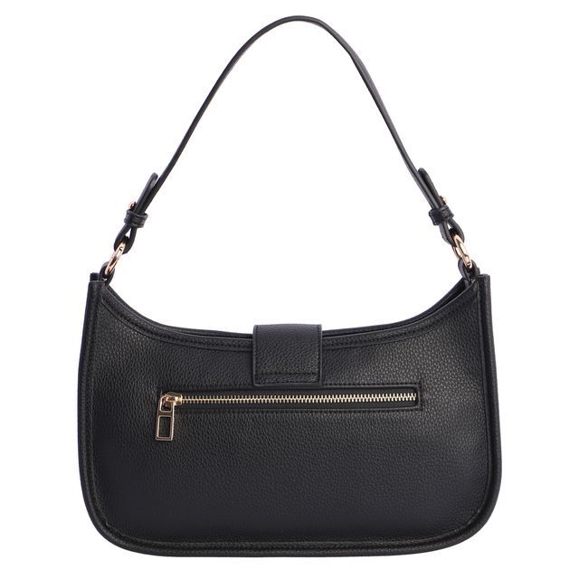 Bolso de mujer begano negro de piel sintética convertible en bandolera de Don Algodon