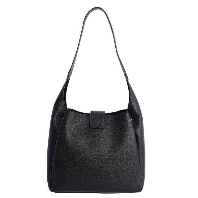 Bolso hobo piel sintética negro de Don Algodon para la mujer moderna