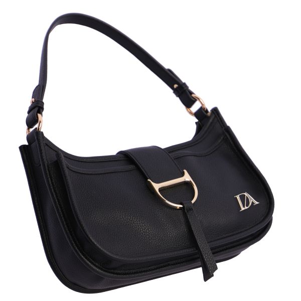 Bolso negro de hombro Don Algodon tipo bandolera
