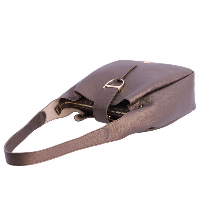 Bolso shopper Don Algodon grande para mujer con hebilla metálica