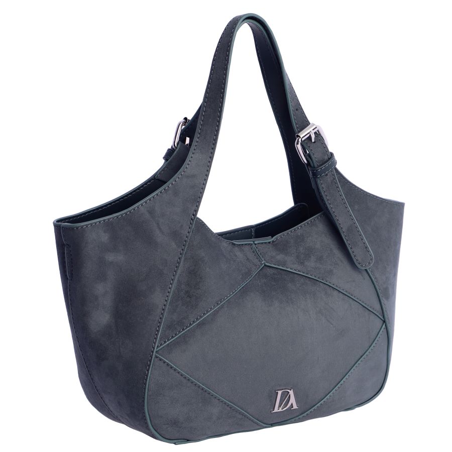 Bolso tote de hombro espacioso con textura suave de Don Algodon