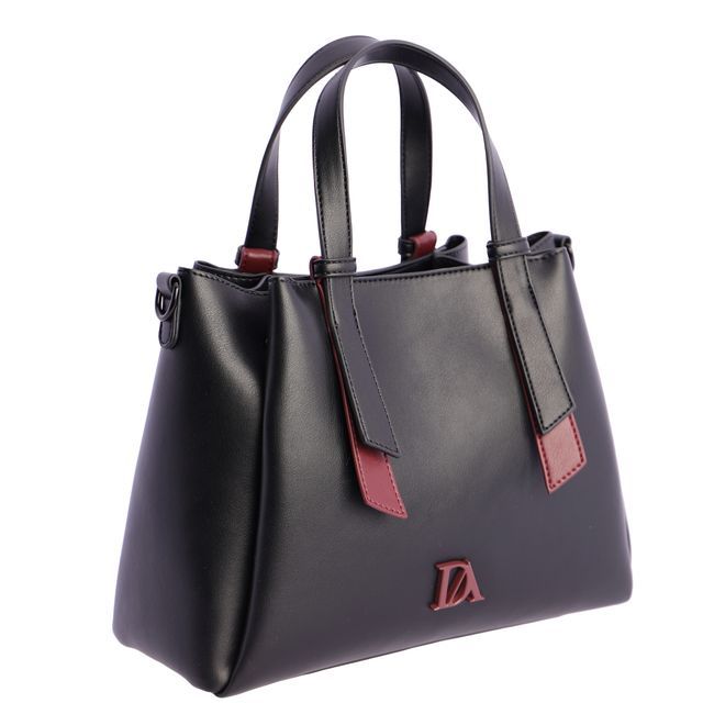Bolso Don Algodón Urban. Forma definida y capacidad media. Logo Don Algodon frontal.