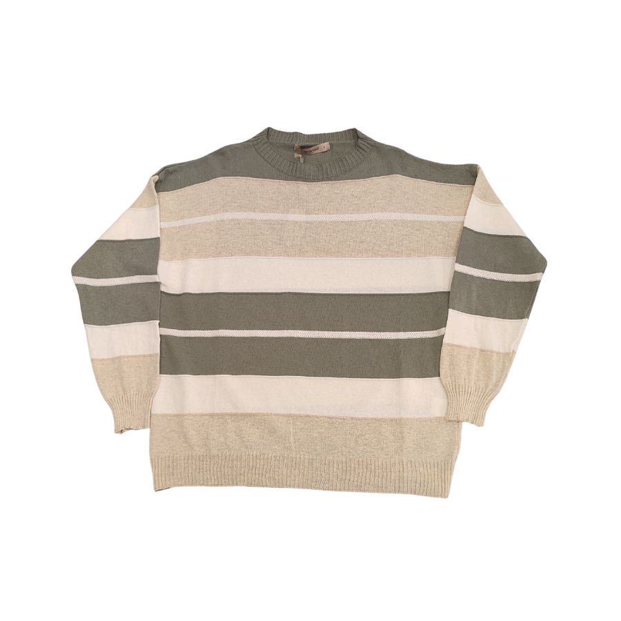 Jersey Rayas Verdes Vico. Estilo y frescura Orange PV2026. Un básico con alma para tu día a día.
