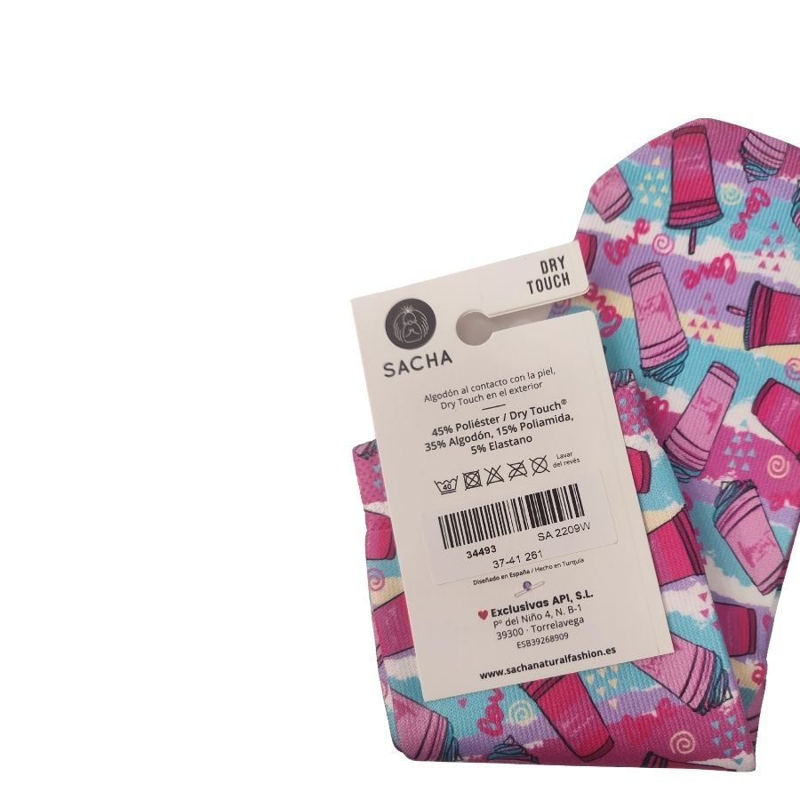 Calcetines Divertidos Bebidas Sacha. Disfruta del máximo confort con estos calcetines de marca Sacha. Su composición con algodón al contacto con la piel y fibras especiales en el exterior asegura durabilidad y frescura. Un básico imprescindible en tu tienda de ropa y complementos.