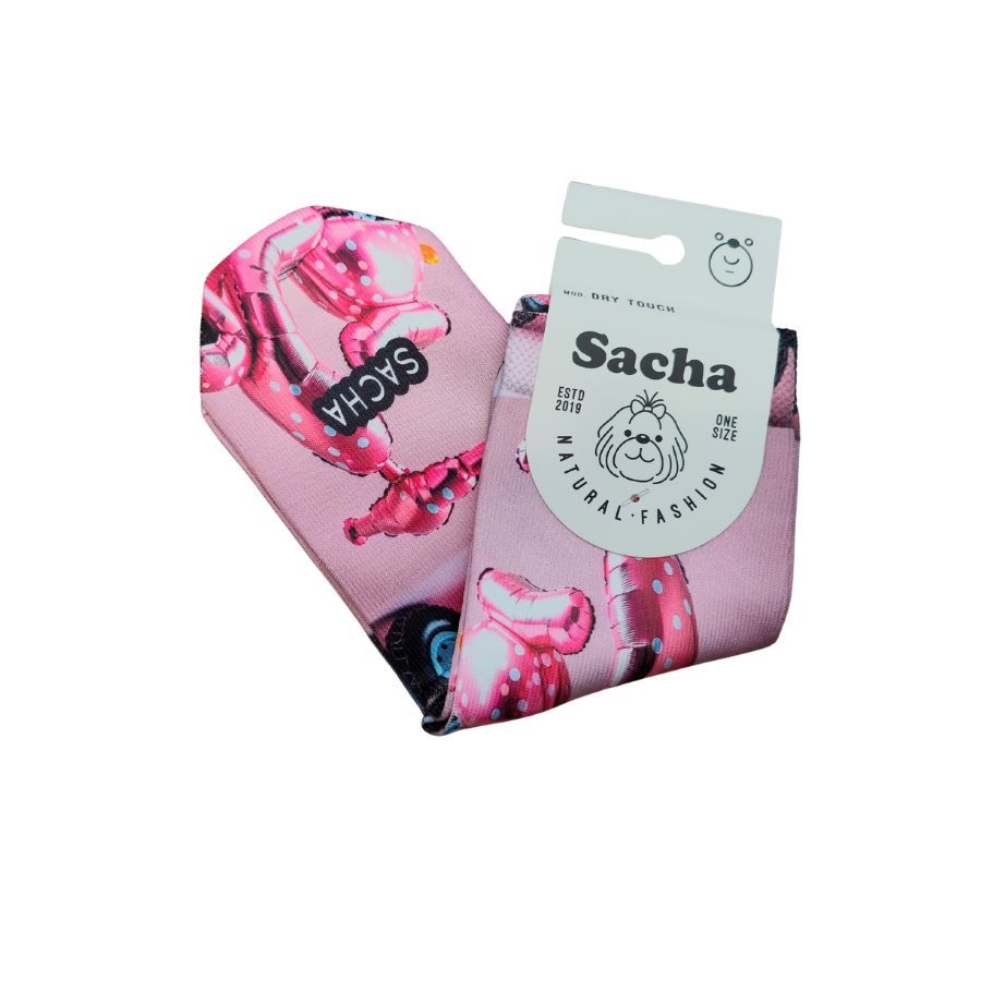 Calcetines Mujer Scooter Sacha con estampado rosa de scooters retro