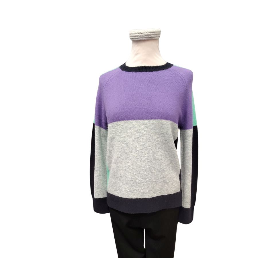 Jersey morado Ian Lambert multicolor con manga larga