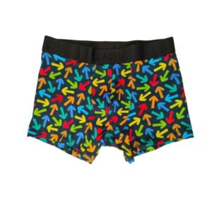 Bóxer Hombre Flechas Sacha negro con estampado de flechas multicolores.